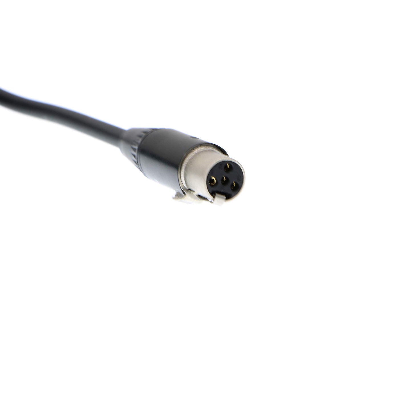Alvin's Cables ARRI Z-CAM Camera 12V Power Cable for TV Logic Monitor 2 Pin Male to Mini XLR 4 Pin Female Coiled Cable