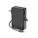 myCharge RetractaCharger 5000mAh Portable Charger Power Bank with 28-Inch Retractable USB-C Cable | Premium Fabric | Built-in Wall Plug | Digital