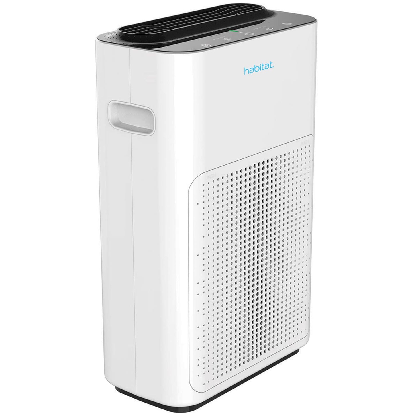 Habitat Medium Room Air Purifier with HEPA 13 Activated Carbon Filtration System, Real-Time Air Quality Monitor and Alert, Whisper Quiet Fan