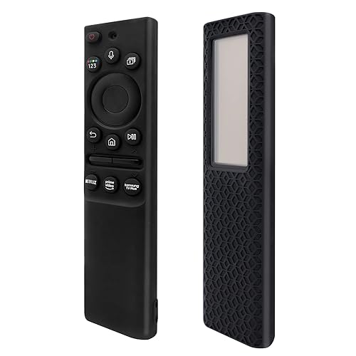 ZEVGOV Silicone Case for Samsung Smart Solar Cell Remote Control BN59 Series, Protective Kids-Friendly Shockproof Remote Control Sleeve Holder