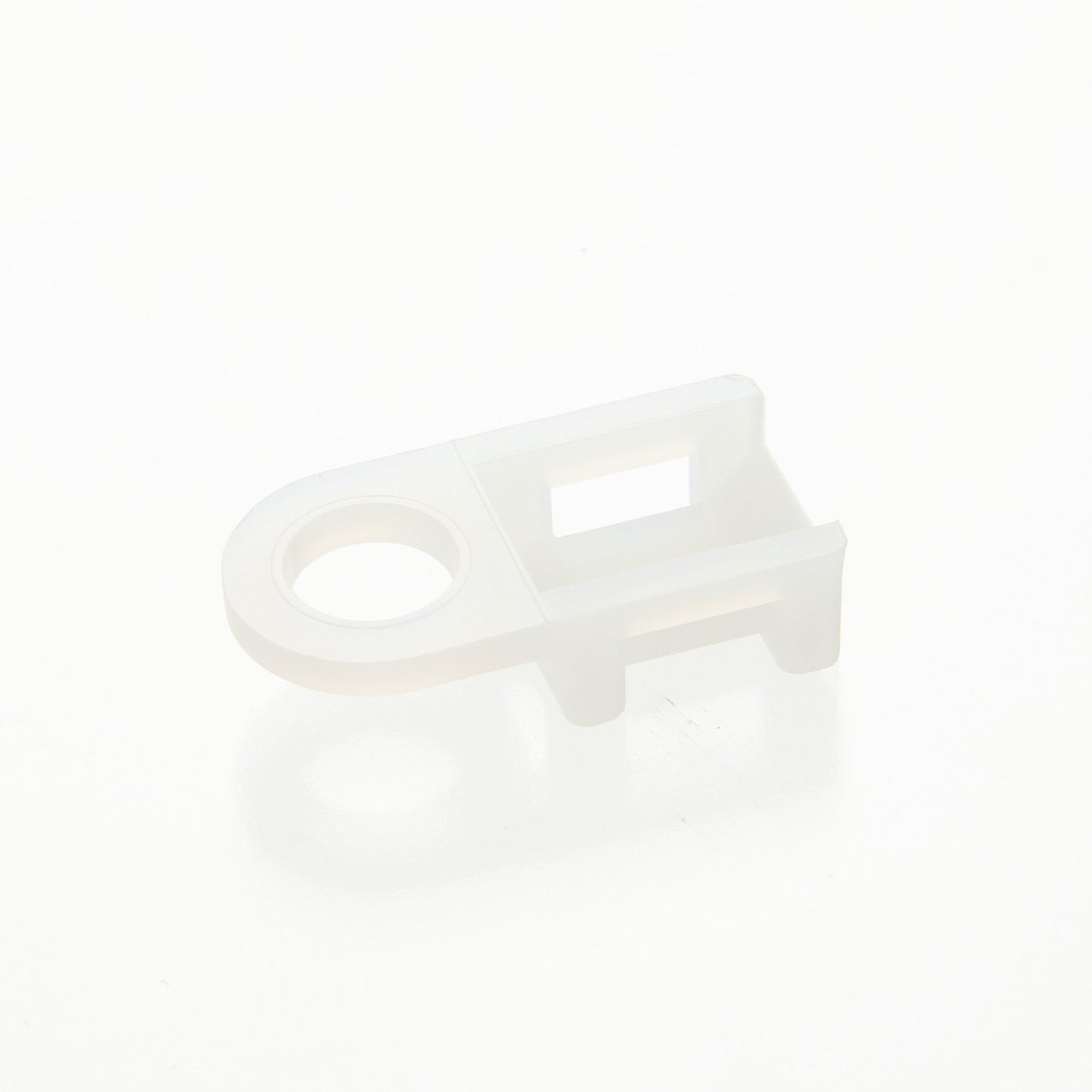 Panduit TA1S8-C 4-Way Tie Anchor Mount, Screw Applied, Nylon 6.6, Indoors Environment, #8 Screw Mounting Method, Natural, 0.17" Hole Diameter (Pack of