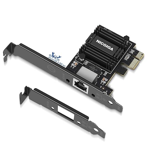 NICGIGA 2.5G Base-T PCIe Network Adapter, Realtek RTL8125B 2.5Gbps/1Gbps/100Mbps PCI Express Gigabit Network Card Convert to Ethernet RJ45 LAN Port
