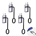 Liaoan USB C to Micro USB Adapter, 4 Packs, Supports 18W Fast Charging and Data Transfer, Suitable for USB C Socket to Micro Plug Adapter, not…