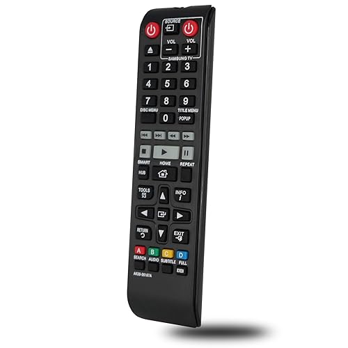 AK59-00167A Replacement Remote Compatible for Samsung Blu-ray Disc Player BD-J6300 BD-J6300/ZA BD-JM63 BD-JM63C BD-F7500 BD-F7500/ZA BD-F6500 BD-F6700