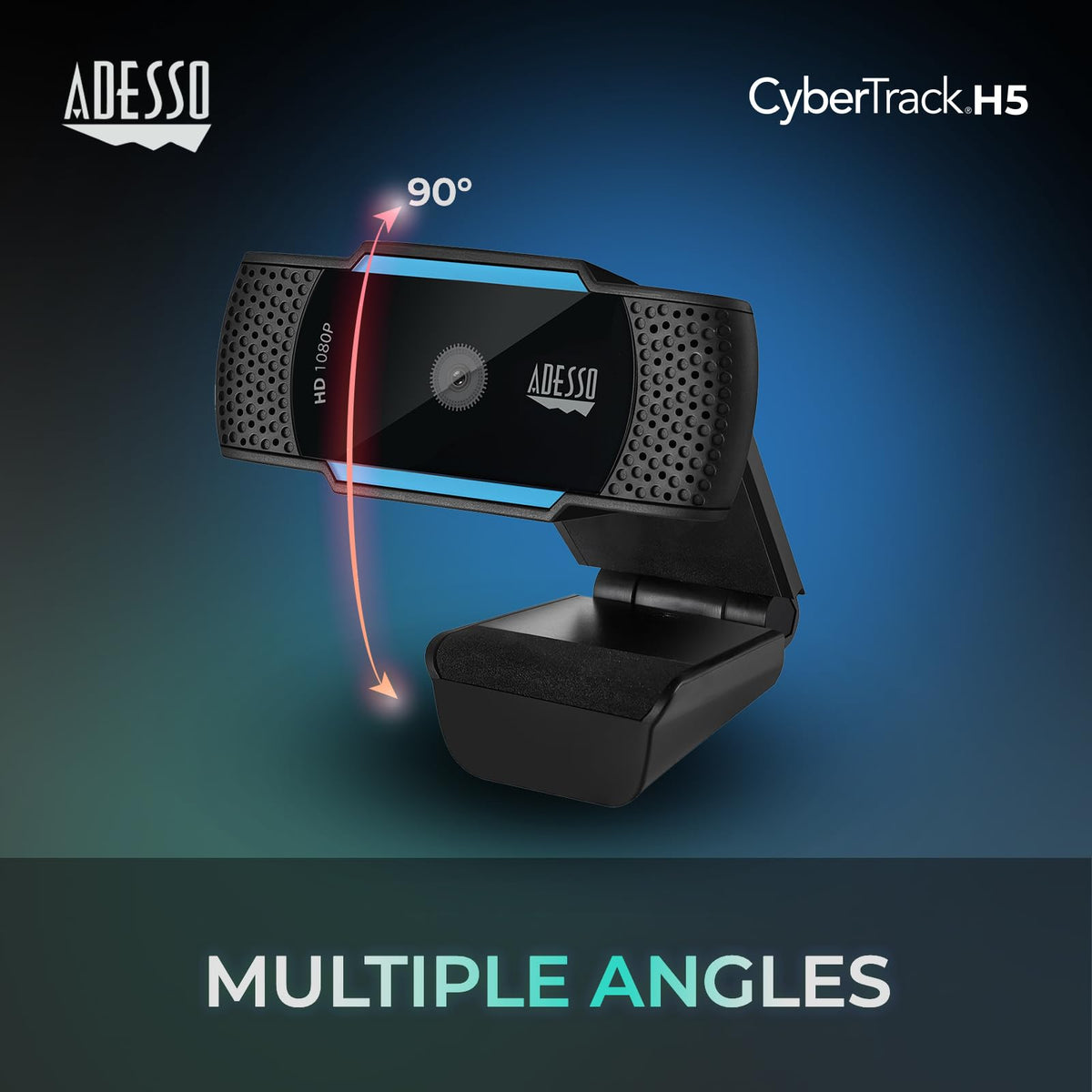 Adesso CyberTrack H5-TAA 1080P HD Auto Focus Webcam