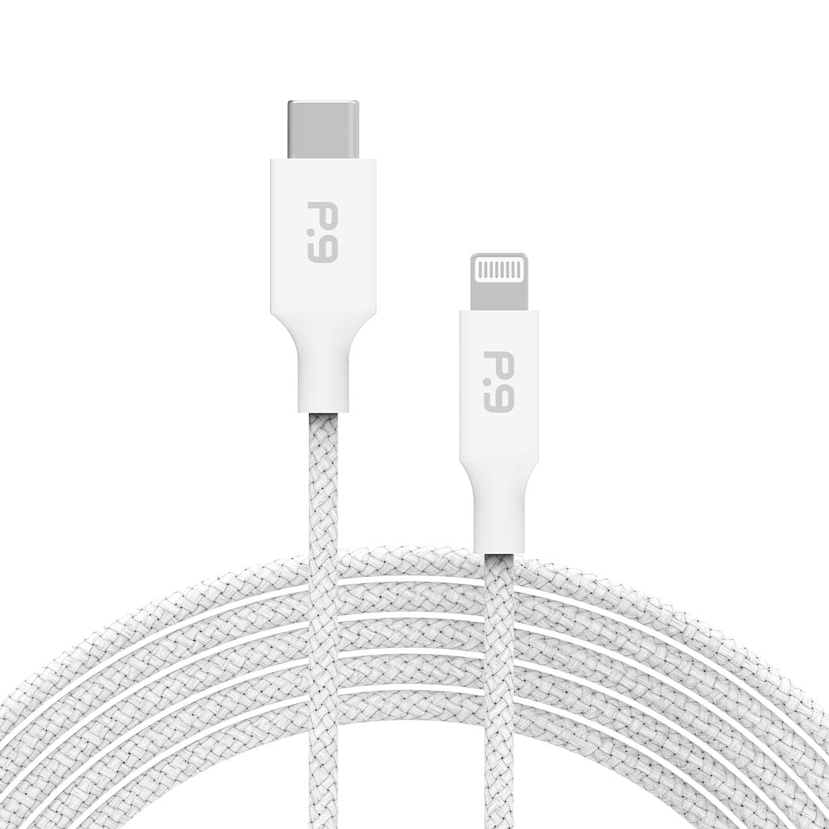 PureGear Braided USB C to Lightning Cable, Apple MFi Certified Charging Data Sync Cable Support Power Delivery & Type C Chargers for iPhone 14,14…