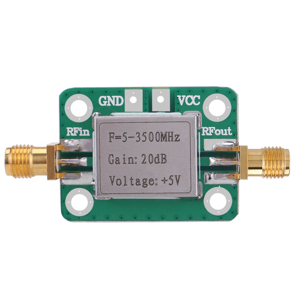 5-3500MHz RF WideBand Amplifier 20dB High Gain Low Noise LNA Amplifier with Shielding Shell