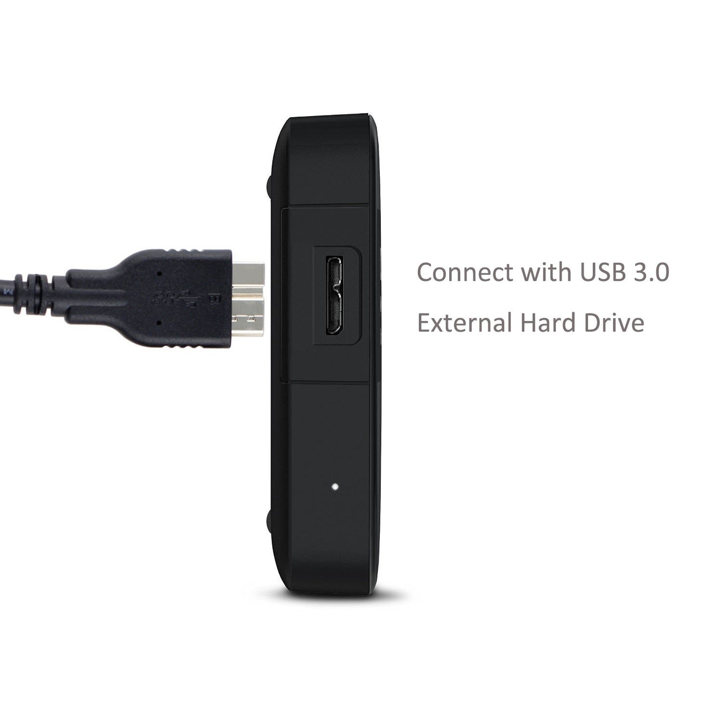 QCEs USB 3.0 Cable, USB 3.0 A Male to Micro B Cable 3.3FT Cord Compatible with WD My Passport and Elements Portable External Hard Drive, Toshiba