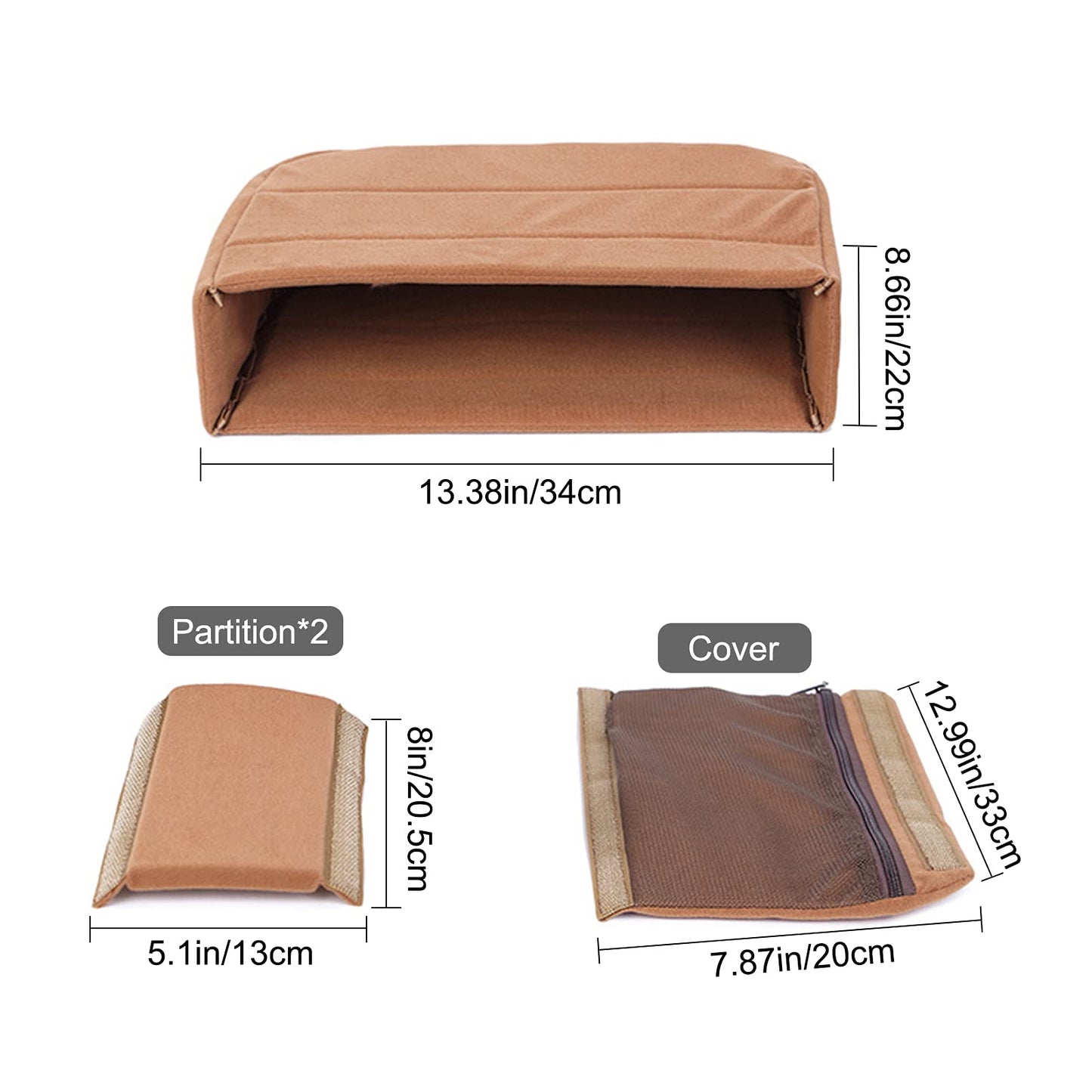 Jippedea Backpack Shockproof Foldable Camera Inserts Bag,Camera Lens Divider Storage Organizer,Padded Divider Case for Camera Bags Suit