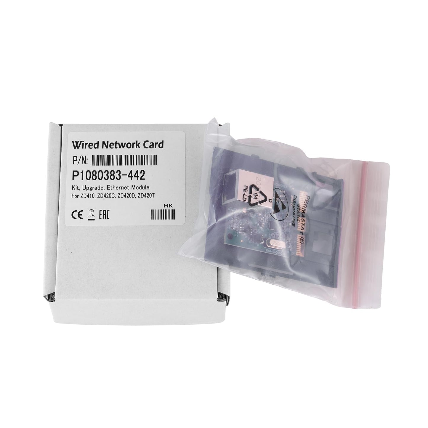 P1080383-442 ZD420 Kit Upgrade Ethernet Module for Zebra ZD420D ZD420T ZD420C Label Printer ZD410 Wired Network Card