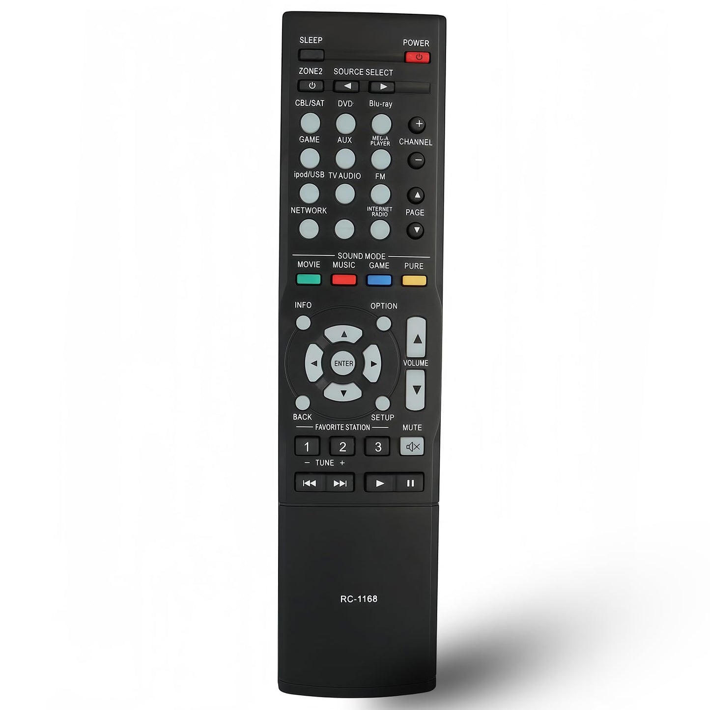 New RC-1168 Replaced AV Remote Control Fit for Denon AVR-S710W AVR-X1100W AVR-S500BT AVR-X510BT AVR-S700W AVR-X2100W AVR-1613 AV A/V Home Theater