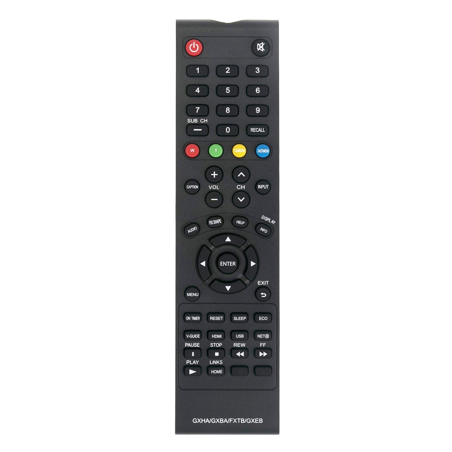 GXHA GXBA FXTB GXEB Replaced Remote fit for Sanyo TV FVD5833 DP50843 DP58D33 DS24425 DS27225 DS27425 DS32225 VM2751 AVM2751S CLT-1554 CLT2054 DS19310