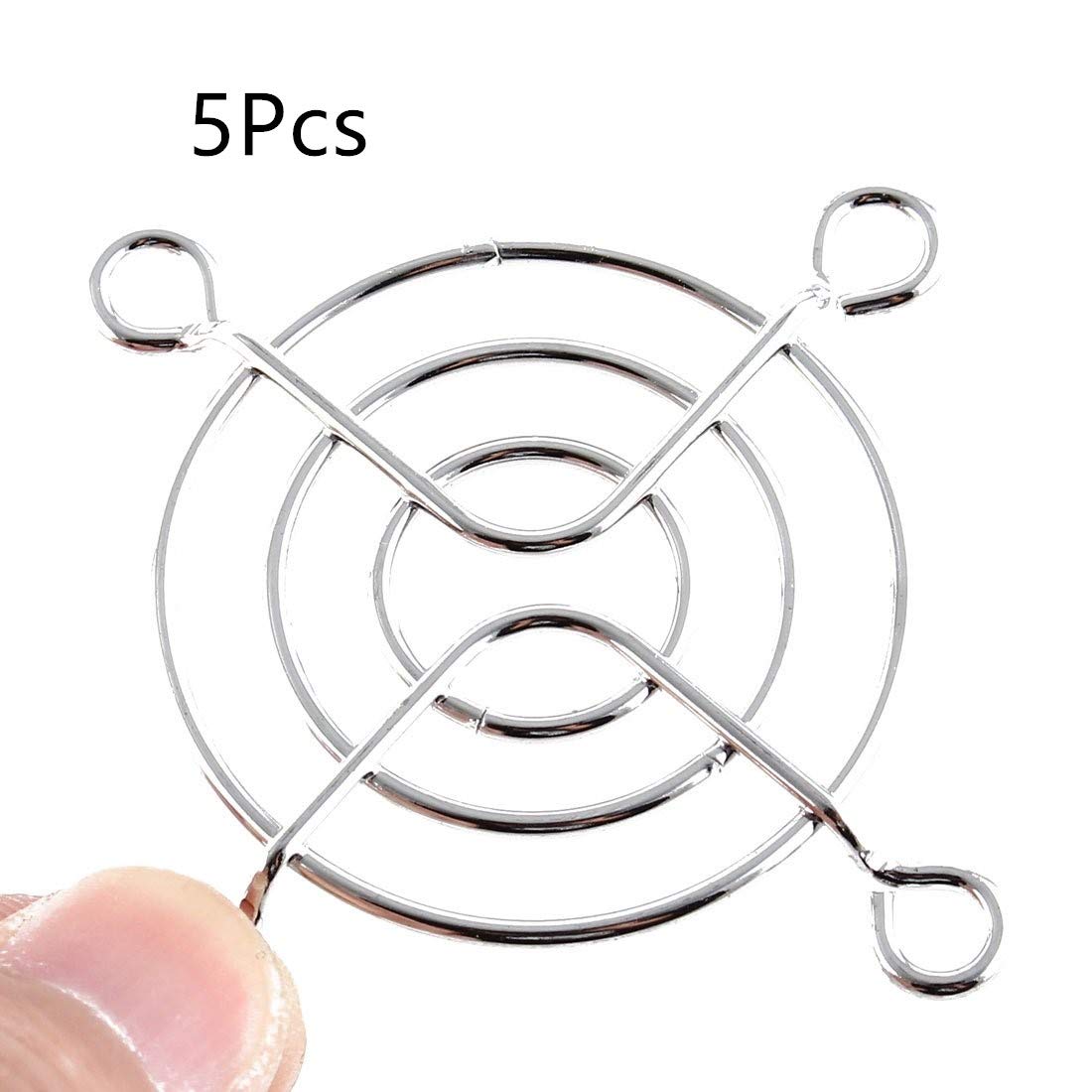 bnafes Fan Grill Axial Cooling Fan Finger Guard Grill Metal Wire 50mm AC DC Computer CPU 5Pcs