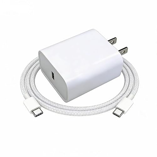 20W Mobile Fast Charging Phone Charger Fast Charging Cable 6FT Compatible with Apple iPhone 17 air/ 16/15 pro max/Plus, Long USB C to USB-C Charger 6