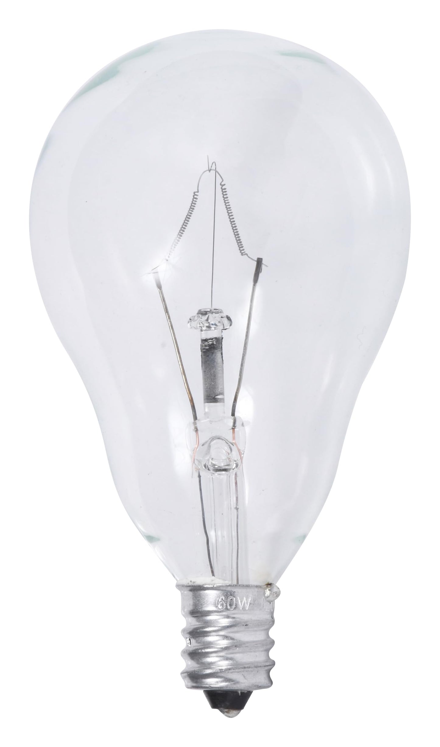 Sylvania Incandescent A15 E12 Base 60 Watt Ceiling Fan Light Bulbs, 2 Pack