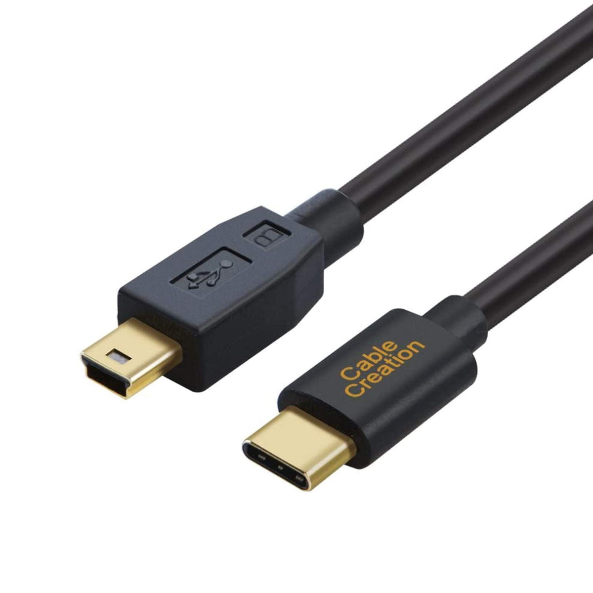 CableCreation Mini USB to USB C Cable 6.6FT USB Type C to Mini USB Cable USB Mini B Charging Cable for Hero 3+ PS3 Controller MP3 Player, Digital