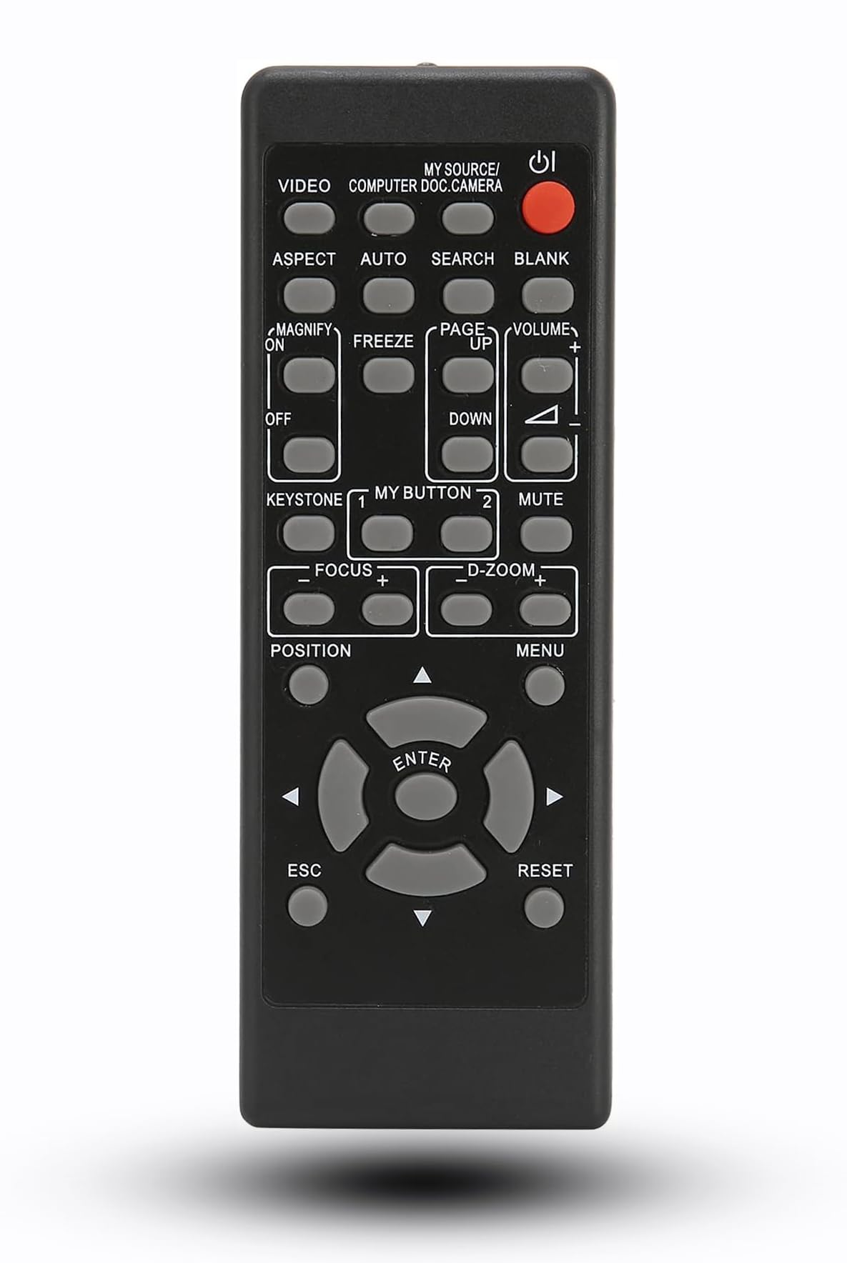 Replacement Remote Control for Hitachi Projectors CP-X206 CP-X250 CP-X253 CP-X255 CP-EX250 CP-EX250N CP-WX3014WN CP-X2530WN CP-BX301WN CP-CW251WN