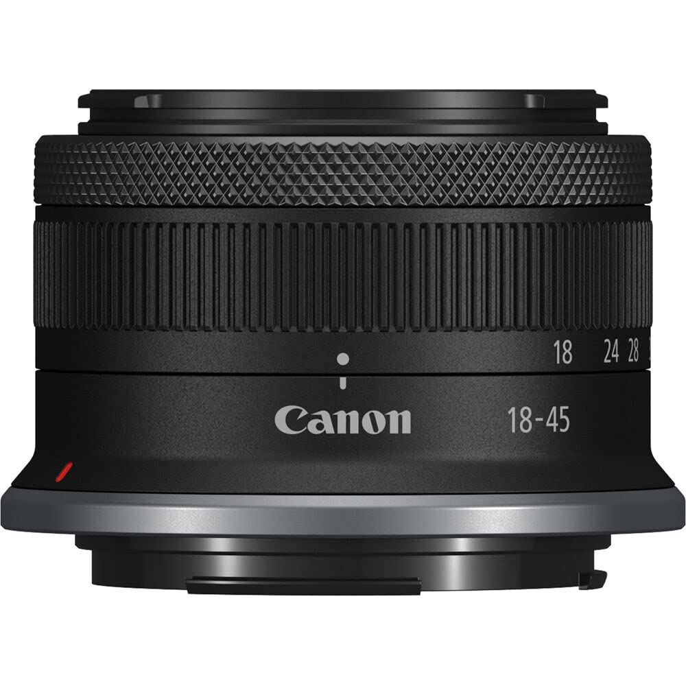 Canon RF-S 18-45mm f/4.5-6.3 is STM Lens with Filter kit + Cleaning Kit + Cap Keeper