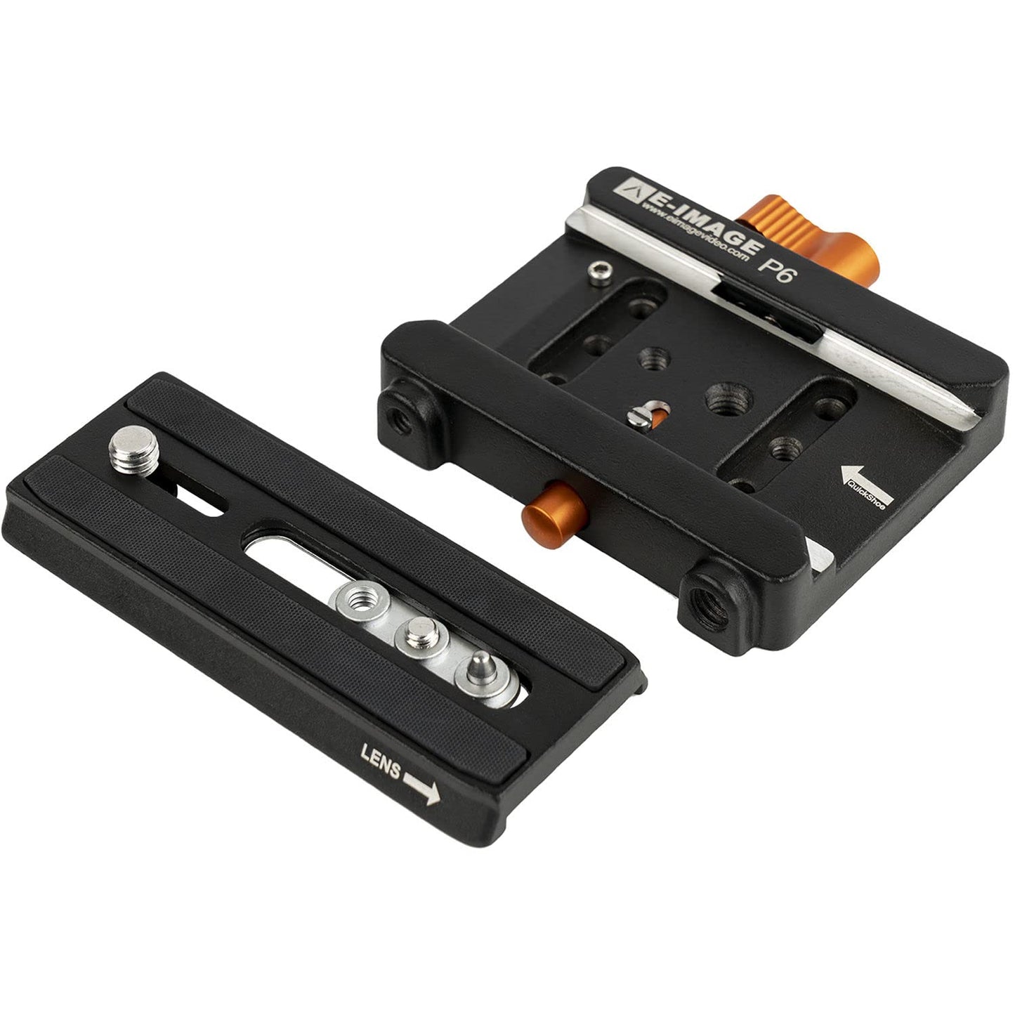 E-Image P6 Quick Release Adapter with Plate (Black)