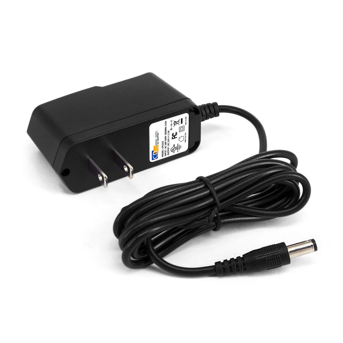 Coming Data 12V 1.5A 18W AC/DC Adapter w/ 5.5x2.1mm DC Barrel Connector (UL Certified) (Not fit Size 5.5x2.5mm)