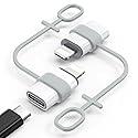 MoKo USB C to Lightning Adapter, Not for Audio/OTG, Lightning Male to USB C Female Adapter for iPhone 14/13/12/11/X Series, iPad/AirPods, Supportโฆ