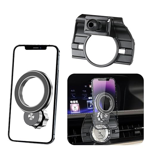 JIEZMO Car Magnetic Phone Mount for Lexus ES 2013 2014 2015 2016 2017 2018 Auto Interior Accessories Best Cellphone Holder Mobile Cradle Cell Phones