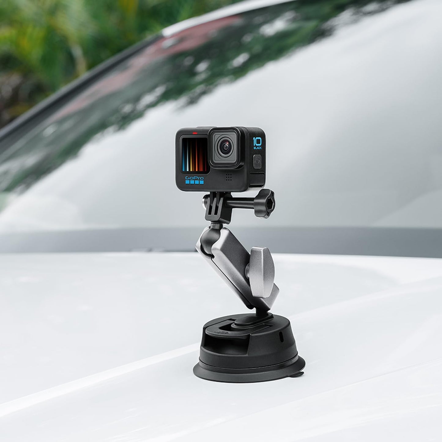 Suptig Suction Cup Mount, Car Camera Mount for Phone, Gopro, Canon, Nikon, Sony, Digital Cam, DJI Action 5 Pro, Insta360 X5/X4/X3, Insta360 Ace Pro
