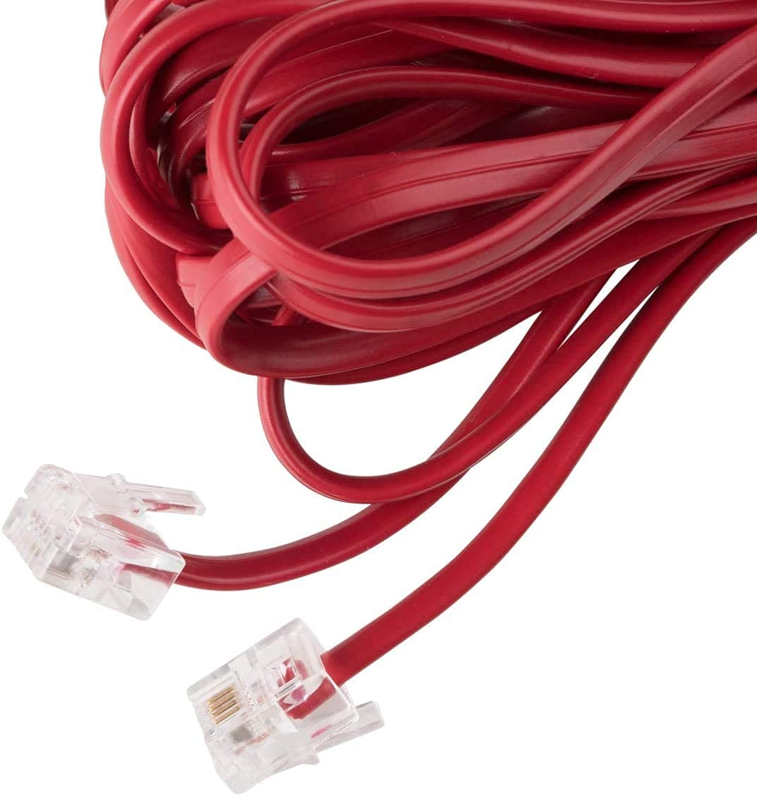iSoHo Phones Accessories: Telephone Cords for Landline Phones - 15FT Phone Cords for Landline Phones to Wall Jack - Superb Sound Quality, Sturdy