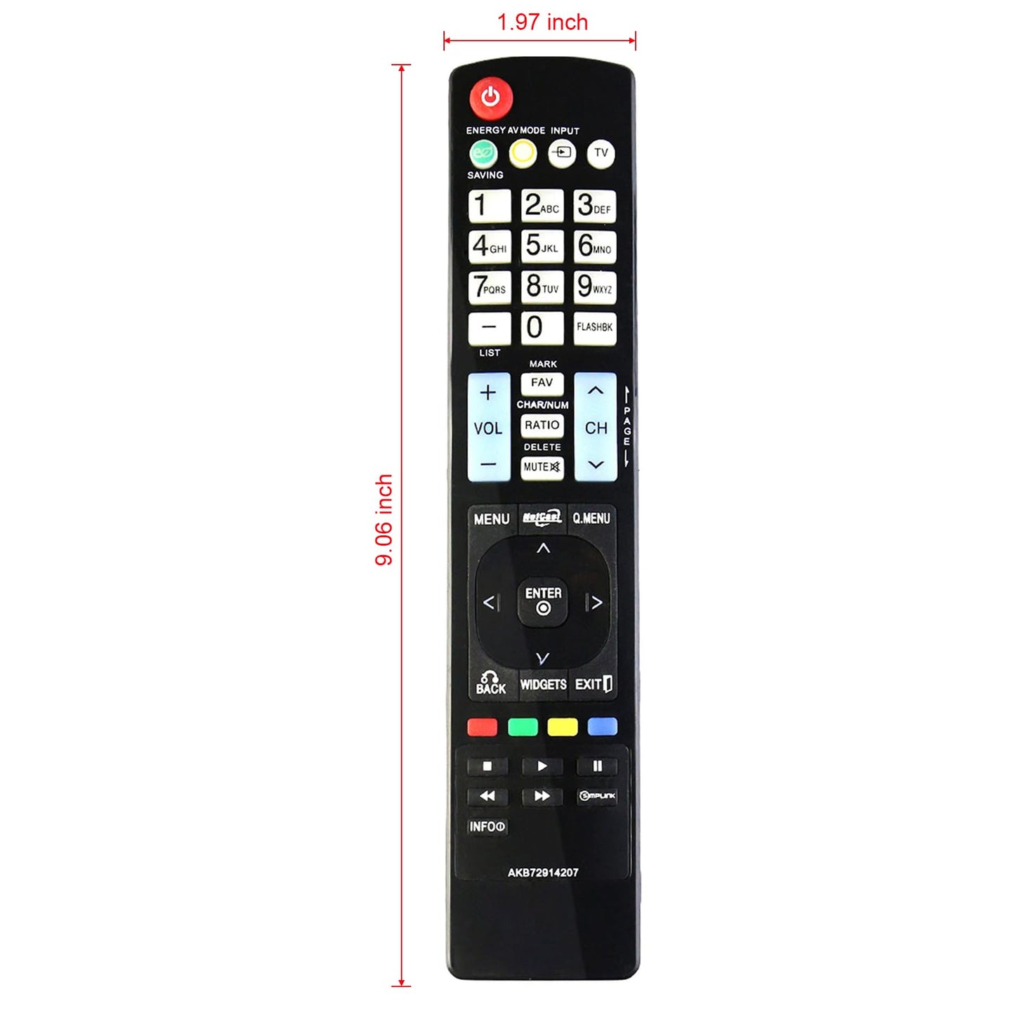 New AKB72914207 AKB72914003 AKB72914240 Replaced Remote fit for LG LCD LED HDTV 32LD550 32LD550-UB 32LD550UB 42LD550 42LD550-UB 42LD550UB 42LE5350