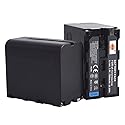 DSTE® 2X Replacement Li-ion NP-F970 NP-F950 Battery Compatible Sony DCM-M1 MVC-CD1000 HDR-FX1 DCR-VX2100E DSR-PD190P NEX-FS700RH HXR-NX3 Camera as