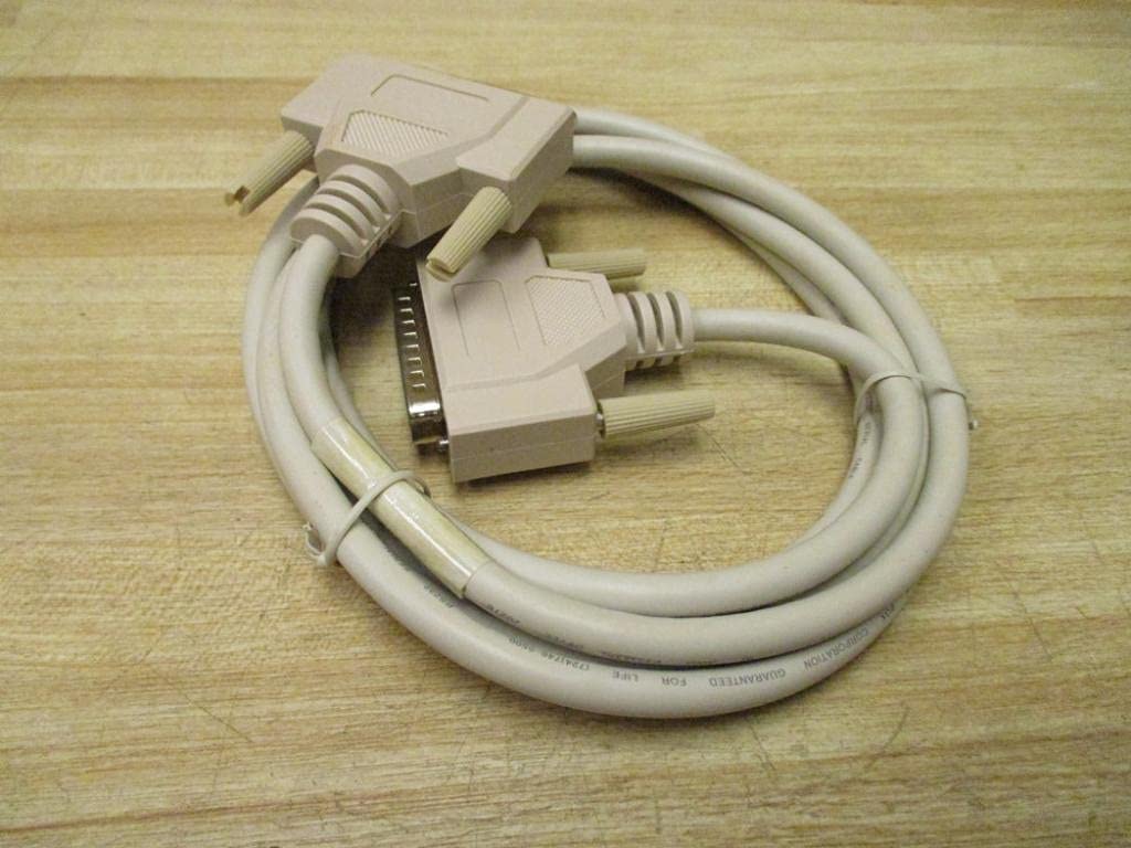 BLACK BOX Corp BC00702 Shielded, 6FT, Serial Cable, CM Molded, W/THUMBSCREWS, DB25 M/F, RS232