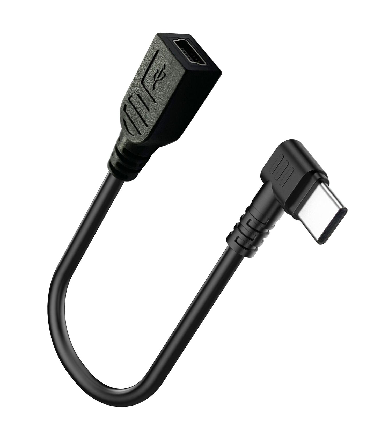 Plozoe Mini USB Female to Type C Male Cable,USB-C Male to Mini U SB Female Adapter Converter for Mini Dash Cam Hardwire Kit and More Mini USB