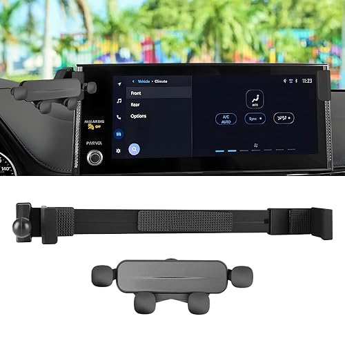 LUNQIN Car Phone Holder Mount for Toyota Sienna 2025 2026 12.3-inch Screen?Not Fit LE 8-inch Screen? Auto Accessories Navigation Screen Bracket