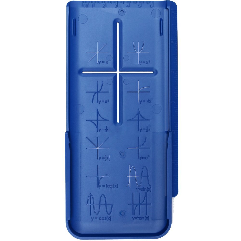 EZ Graphing Blue Hard Slide Cover for TI 84 Plus CE (See Description for Details)