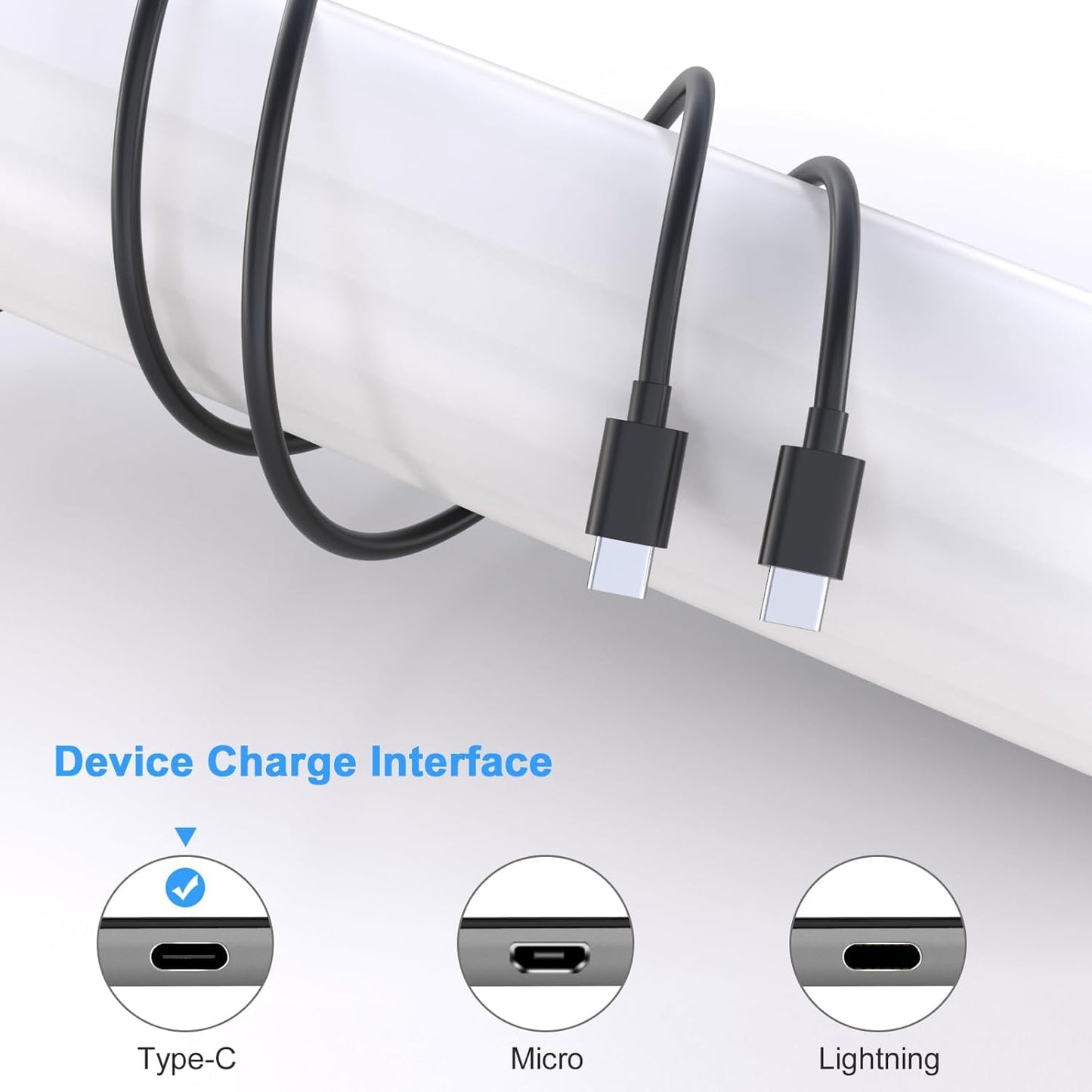 GTRXHIJV USB C to USB C Cable, Fast Charging Cable, Type C Charging Cables, USB C Cable Suitable for iPhone 17 16 15 14 13 12Pro Plus Pro Max,S25 S24