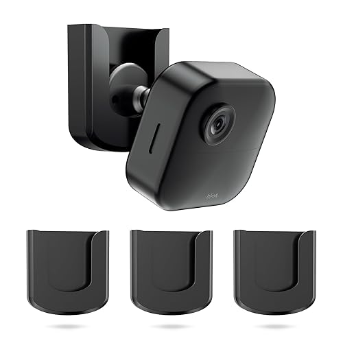 Blink Outdoor Camera Mount, No Drilling Mount Bracket Compatible with Blink Outdoor 4/ Blink Mini 2/ Blink Mini Camera, Adhesive No Screws Mount