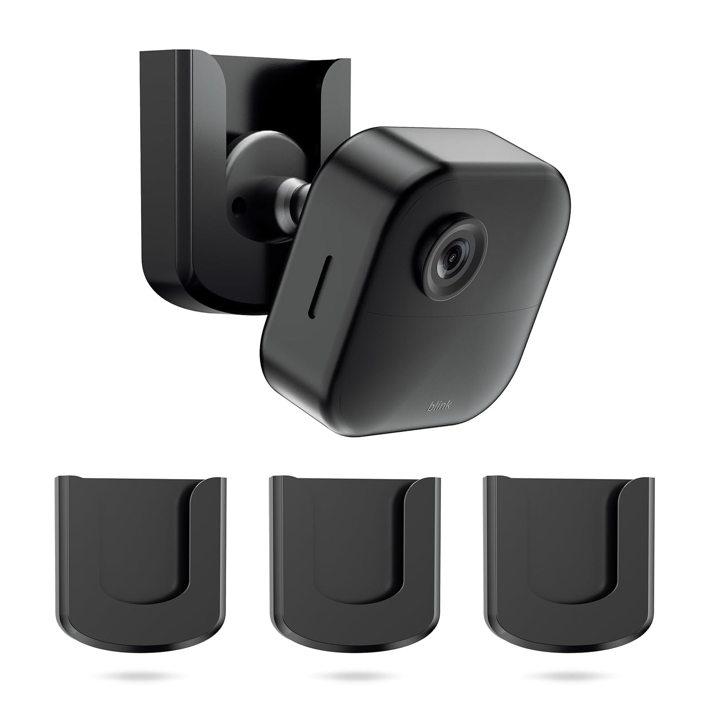 Blink Outdoor Camera Mount, No Drilling Mount Bracket Compatible with Blink Outdoor 4/ Blink Mini 2/ Blink Mini Camera, Adhesive No Screws Mount