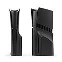 Glistco Black Plates Replacement Shell Compatible with PS5 Pro - Cover Plates for PS5 Pro Disc Edition (Matte Black)