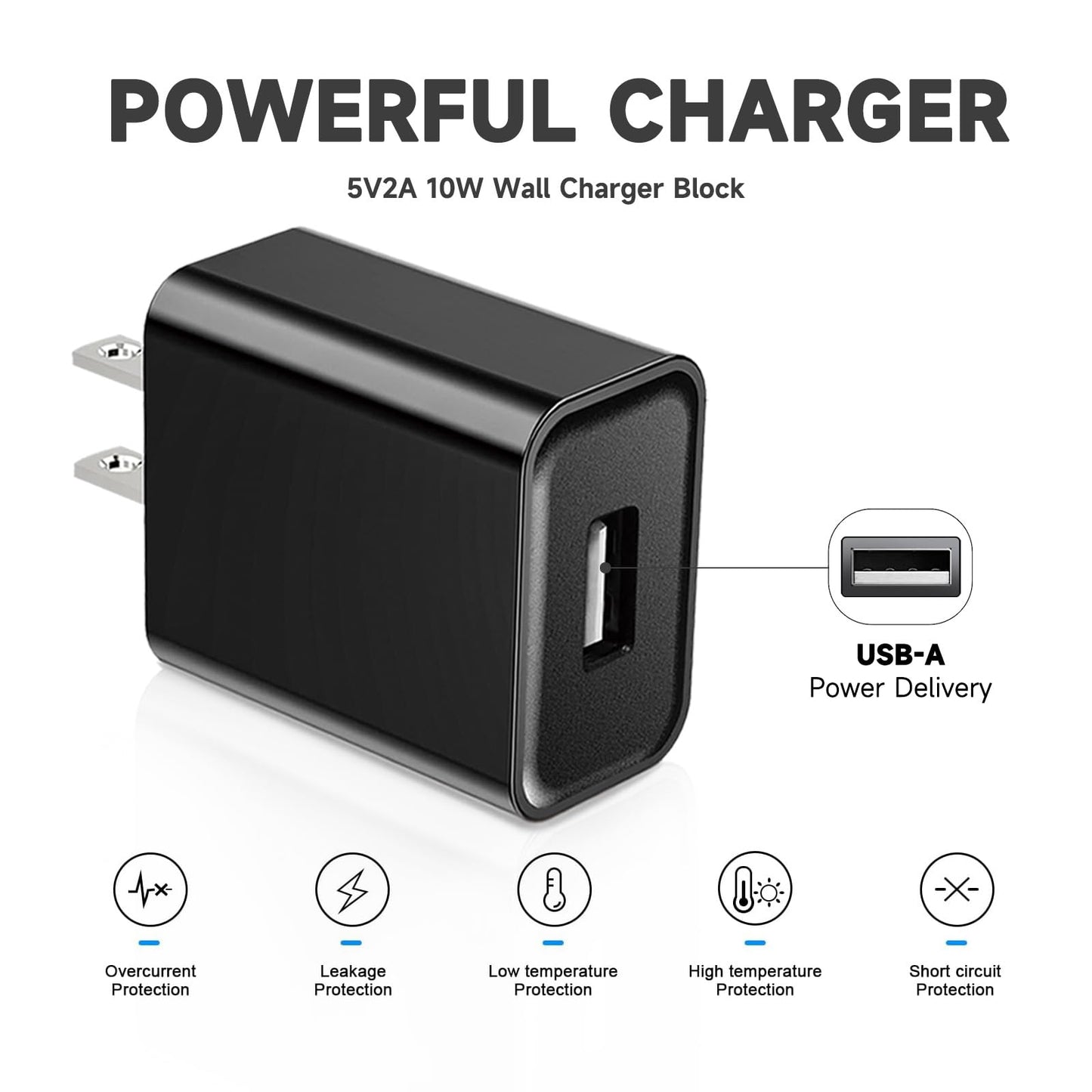 QKCOK 5V USB Wall Charger Adapter Block for Philips Norelco Shaver 2400 3600 3900, Philips Multigroom Series 5000 7000, OneBlade QP2724 Electric