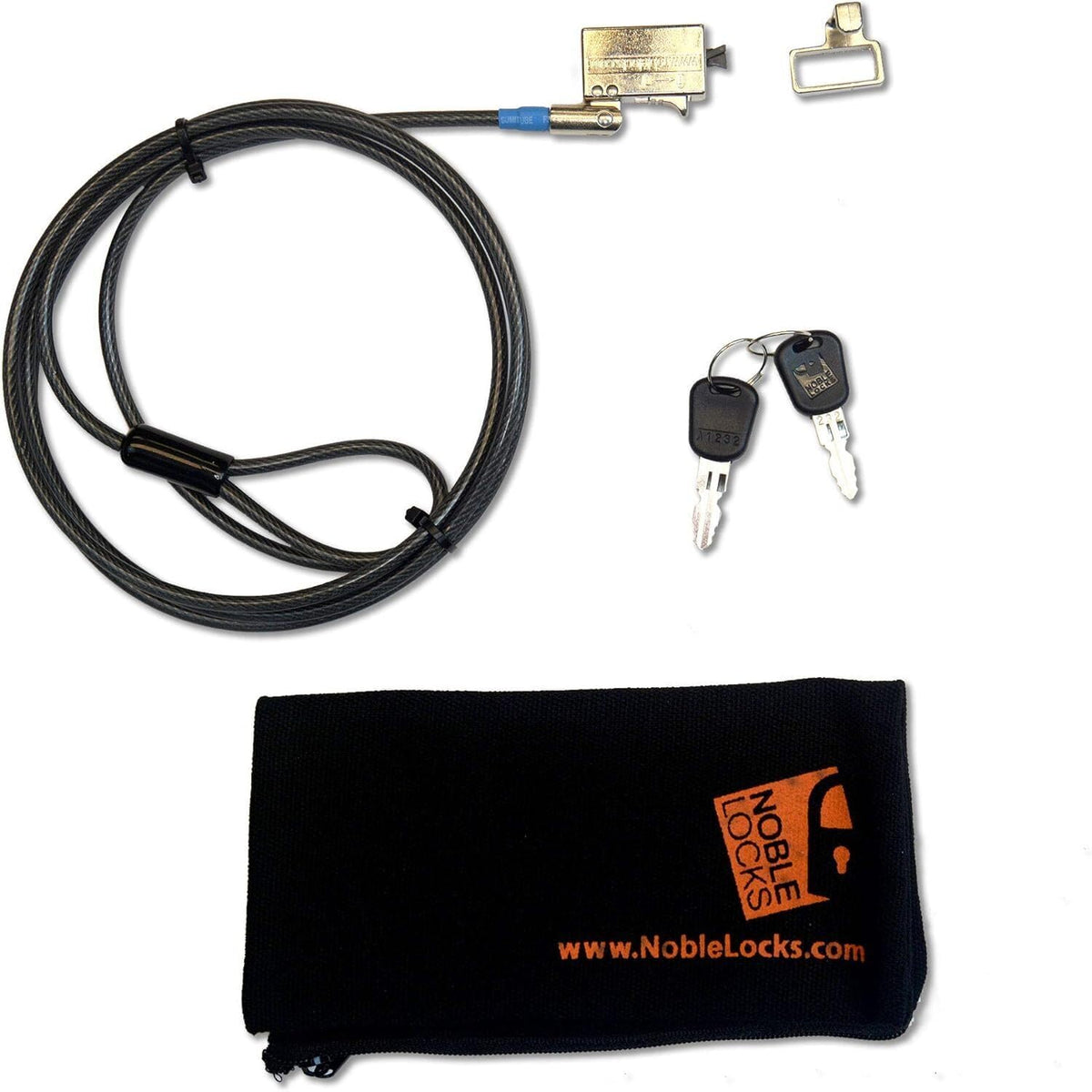 Noble Locks TZ08T Low Profile Wedge Lock with Flat Key