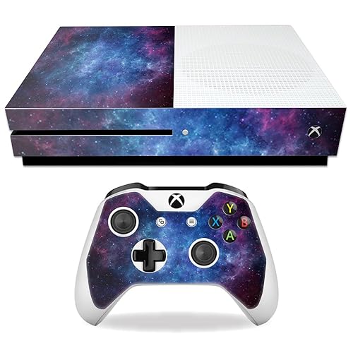 MightySkins Skin Compatible with Microsoft Xbox One S - Nebula | Protective, Durable, and Unique Vinyl Decal wrap Cover | Easy to Apply, Remove,