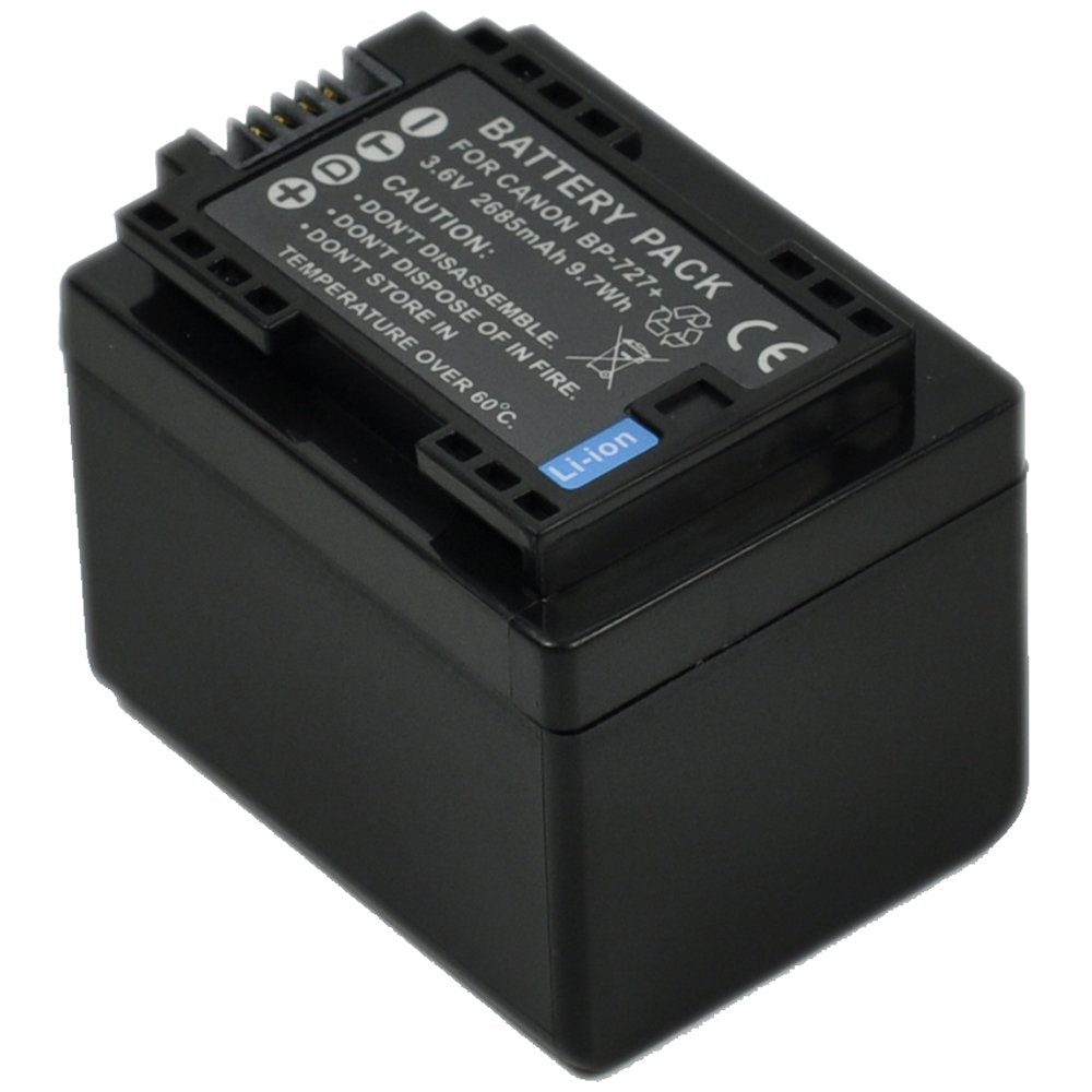 BTBAI BP-727 Camcorder Battery for BP727 BP-709 BP-718 BP-745 LEGRIA VIXIA iVIS HF M506 M52 M56 M60 R306 R36 R37 R38 R406 R46 R48 R47 R506 R56 R57 s1a