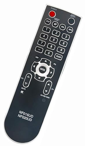 NF015UD NF020UD Remote Control Replaced for Emerson Sylvania TVs
