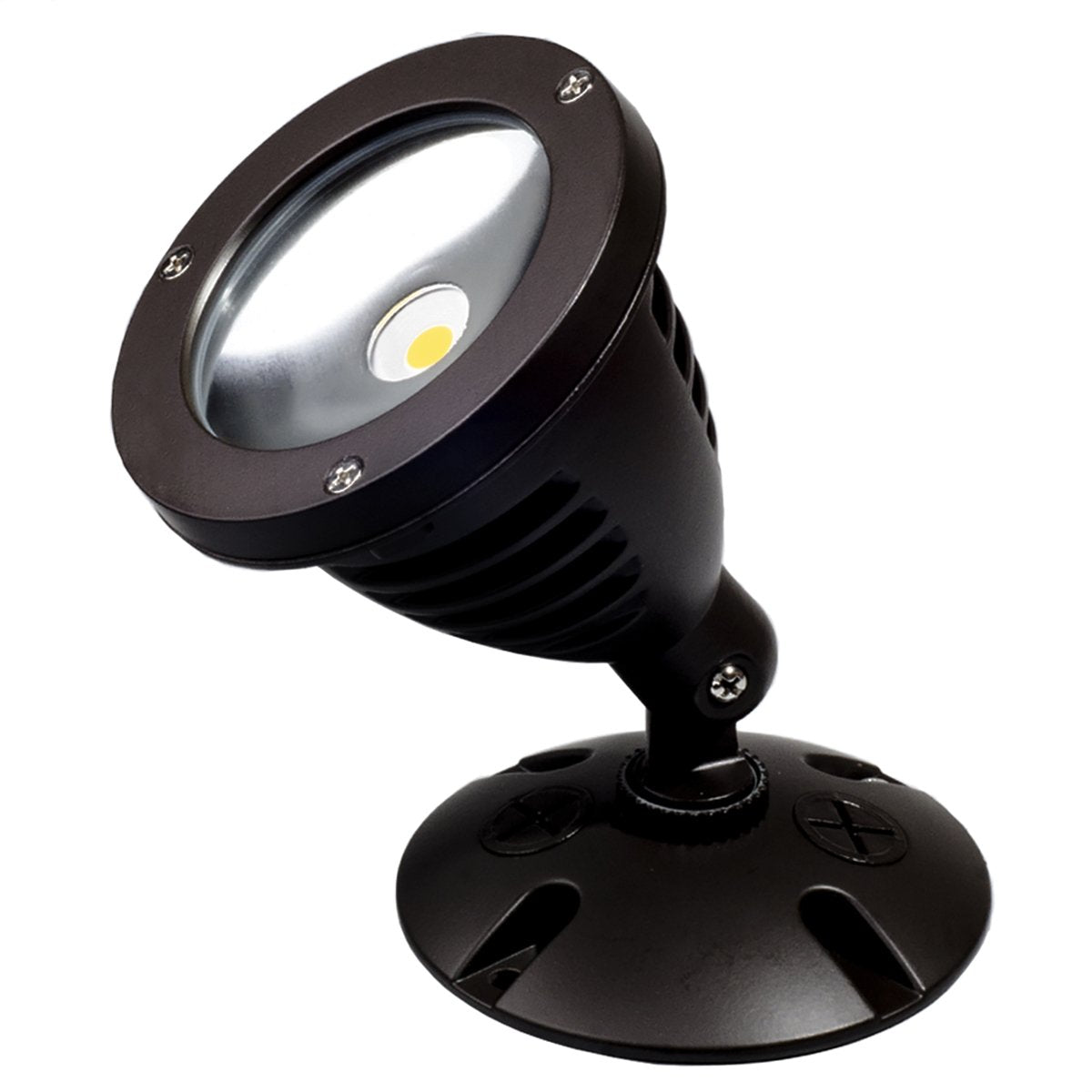 TOPELE 1100LM LED Flood Light, Exterior Flood Lights Fixture with CREE LED Source for Landscape, Commercial, Home, Garden, Yard, Waterproof, Brown