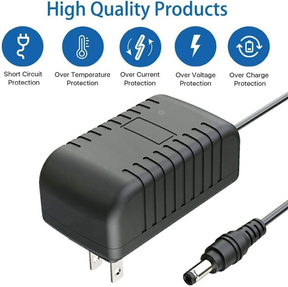 12V AC Power Adapter fits for Seagate Backup Plus SRD0SD0, Expansion SRD00F2, Central, FreeAgent GoFlex, SimpleTech External Hard Drive Power Supply…