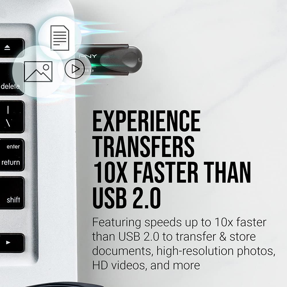 PNY 128GB Attaché 4 USB 3.2 Flash Drive