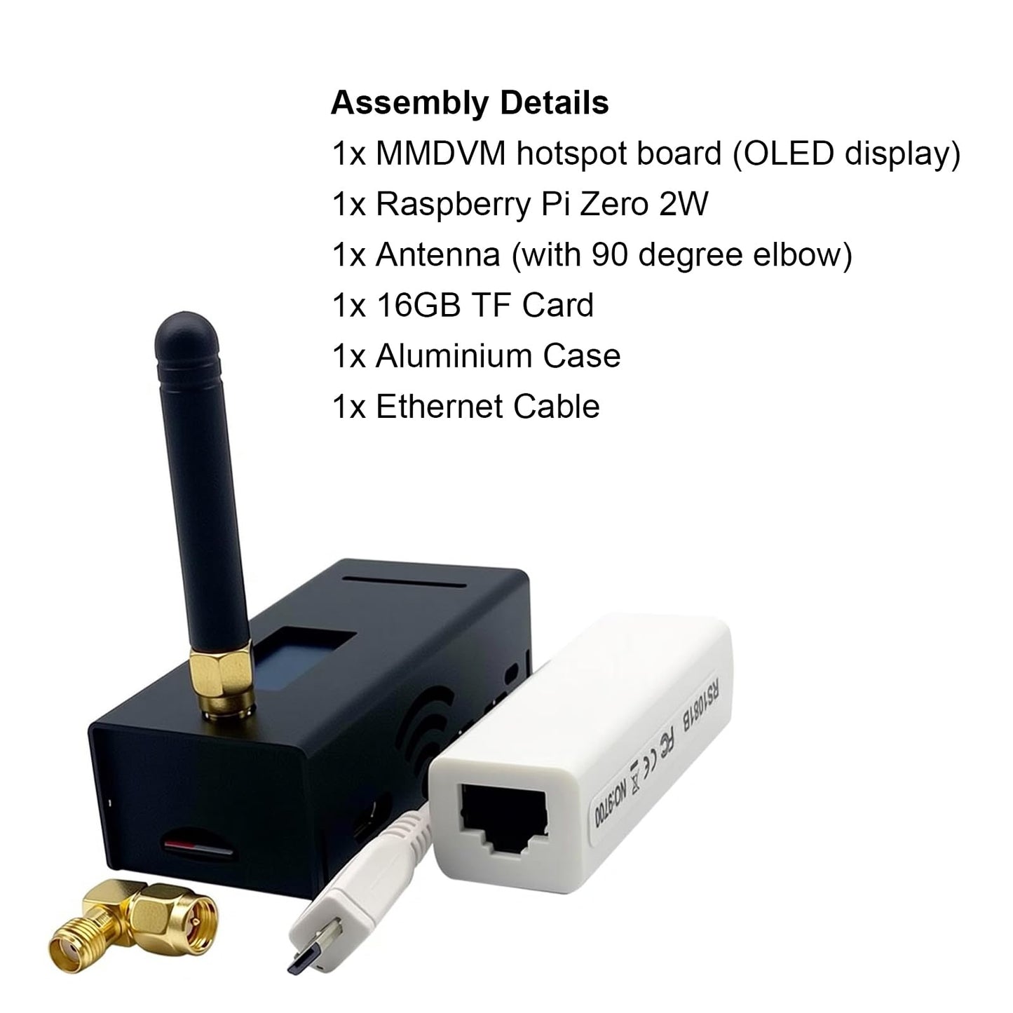 AURSINC MMDVM Hotspot Spot Radio WiFi Digital Voice Modem Work Contained with Raspberry Pi Zero 2W with Firmware V4.1.5 UHF VHF, Supports C4FM YSF