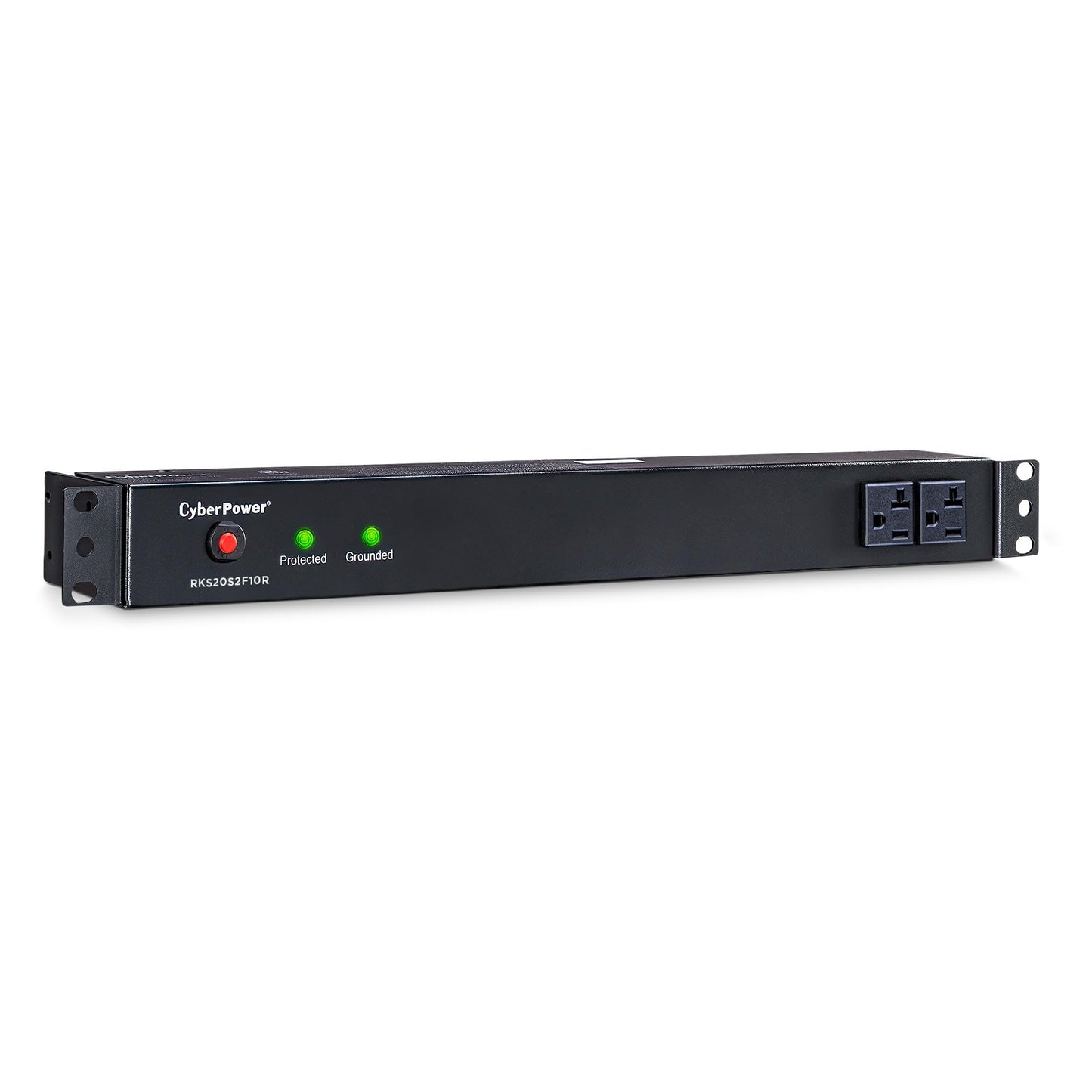 CyberPower RKBS20S2F10R Rackbar Surge Protector, 120V/20A, 12 Outlets, 15 Foot Power Cord, 1U Rackmount