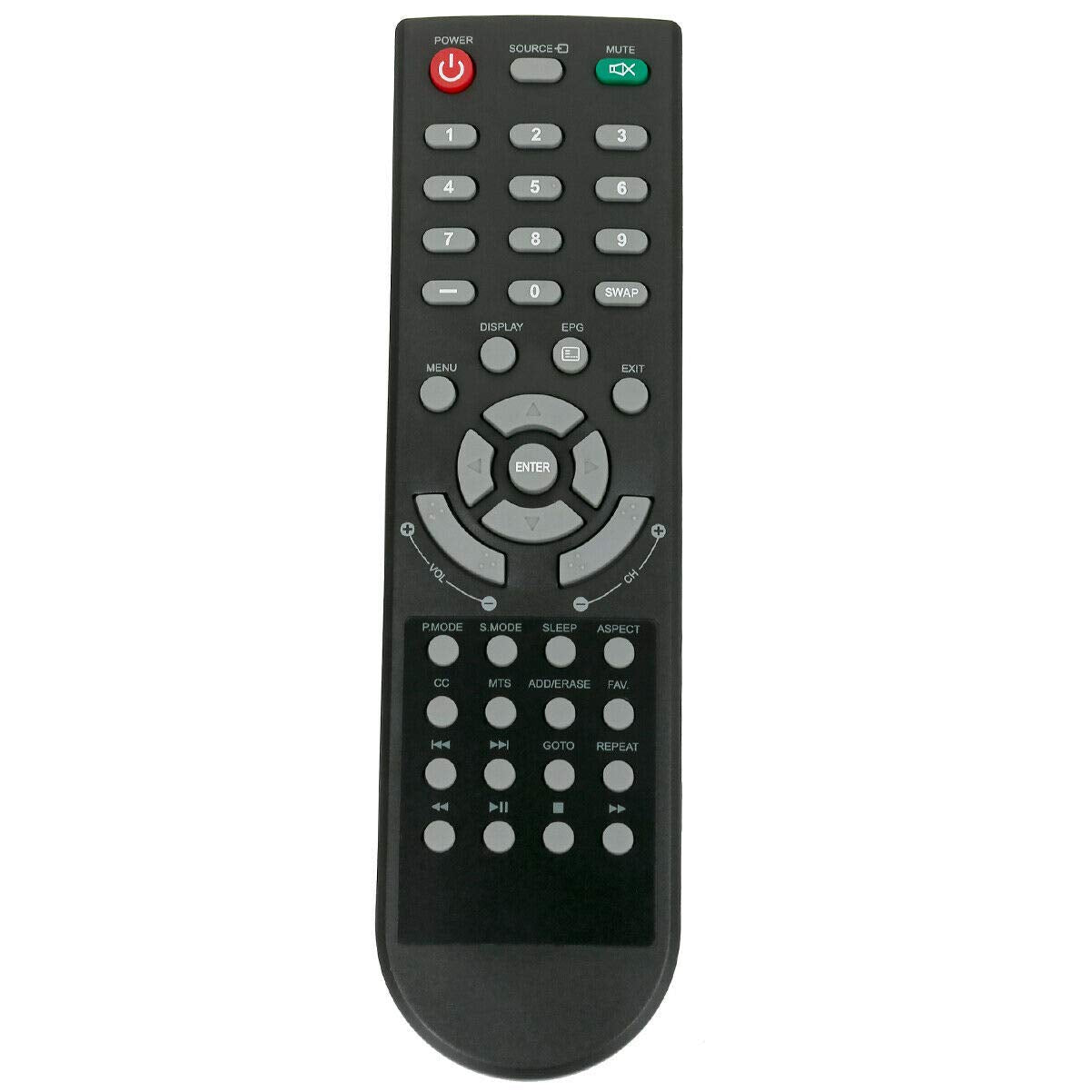 New Remote Control fits for Polaroid TV 32GSR3000FC 40GSR3000FC 24GSD3000UA 24GSD3000SA