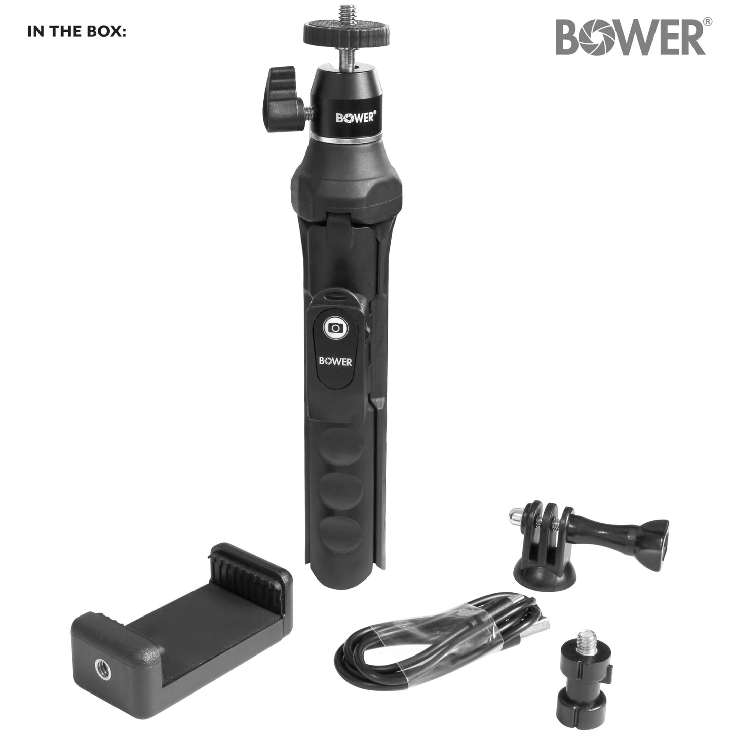 Bower Multipod 6-in-1 Tripod Selfie Stick with Remote Shutter for Smartphones